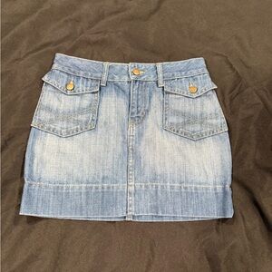 H&M Blue Denim Skirt